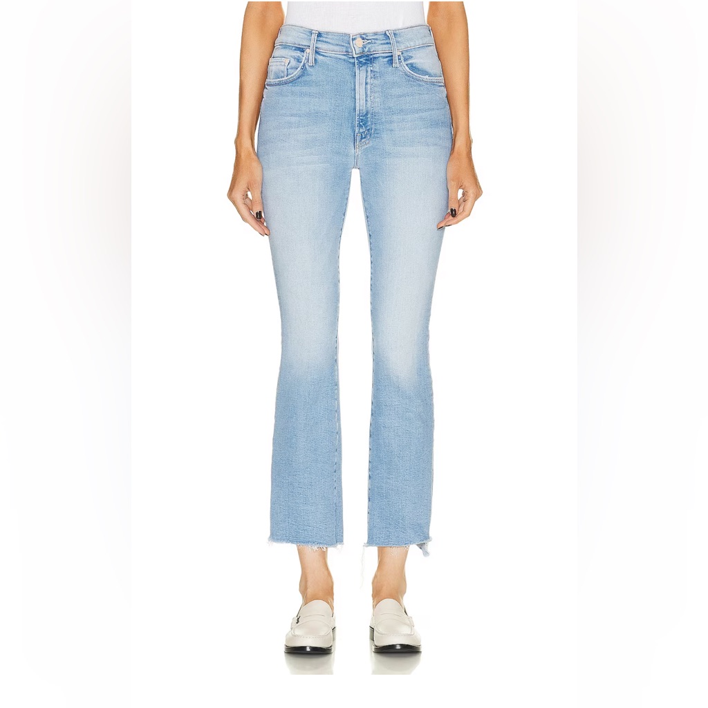 Mother The Insider Crop Step Fray Jeans. Limited Edition.